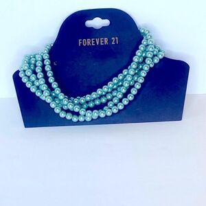 NEW…Seafoam pearl choker OS (one size) from Forever21